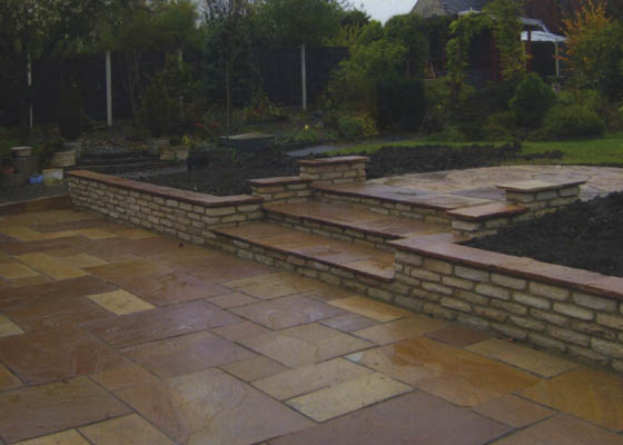 KC Landscaping & Driveways Salisbury Wiltshire steps